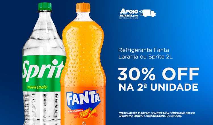 Refrigerante Fanta Laranja ou Sprite 2L  19/4